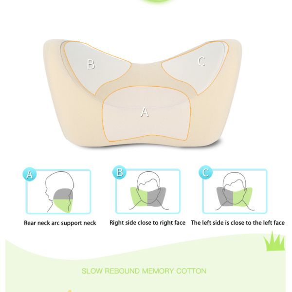 Soft And Comfortable Kids Cars Memory Foam Pillow For Car Seat Seatbelt Cover For Kids