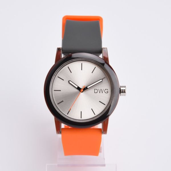 Быстрые спорт дозор силикона доставки, дозоры кварца задней стороны обложки нержавеющей стали