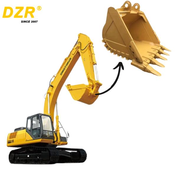 Sturdy And Durable 1.9 Cubic Meters Excavator Rock Bucket Compatible With Sh350