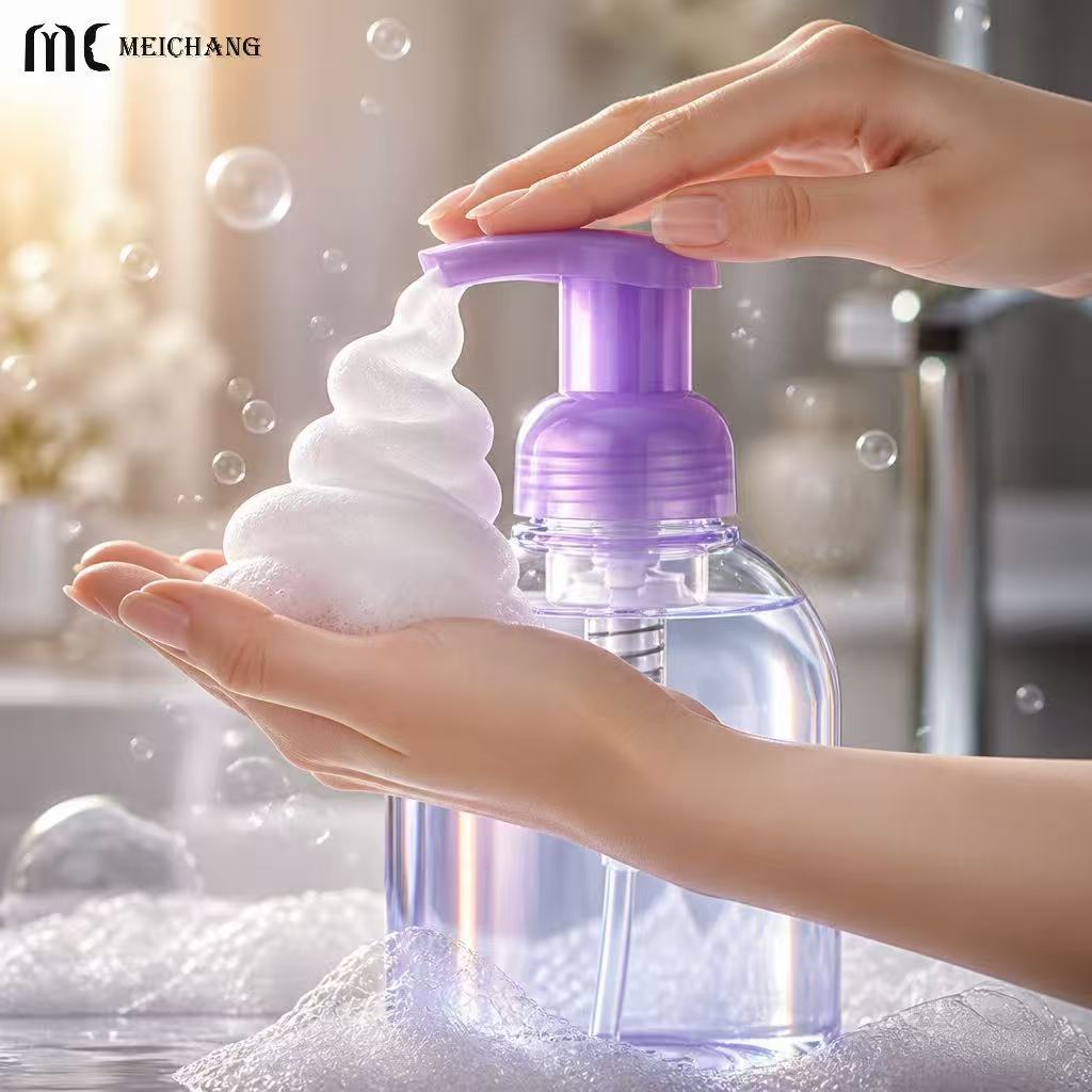600ml PET Foaming Pump Bottle for Foaming Hand Soap Packaging(MC-1803)