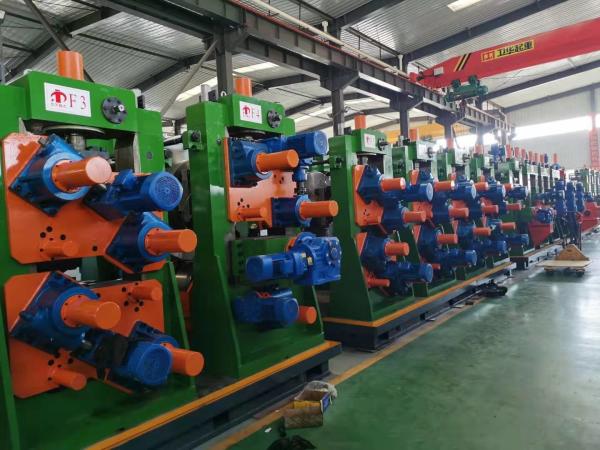 200x200mm High Frequency Welded Pipe Mill 14mm Thick Quick Change