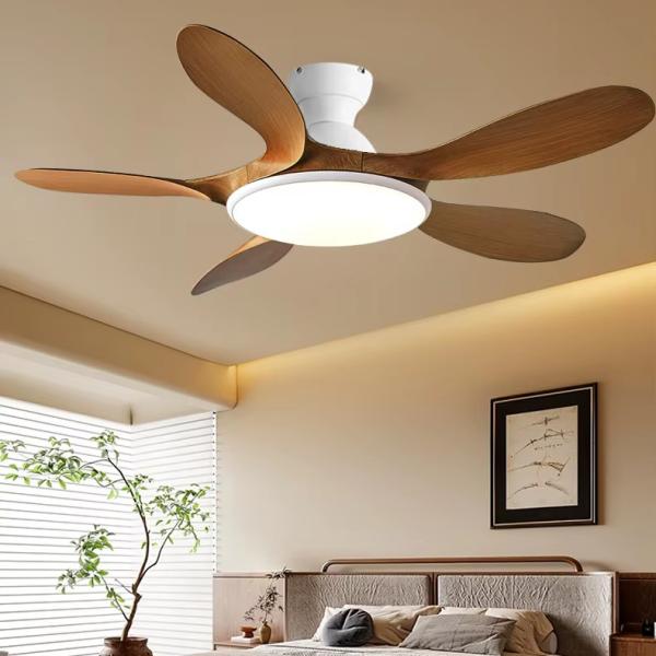 Ventilateur de plafond en bois classique de 42' avec 5 lames