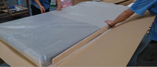 Sapele Plain MDF 90cm Solid Wood Flush Doors 6 Layer Painting For School