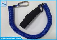 Lanière escamotable de sécurité d'outil de corde de cordon extensible d'OEM/ODM avec Carabiner