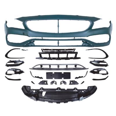 CLA W117 2013-2019 Car Bodykit Accessories Facelift for Mercedes Benz Front Enclosure Set