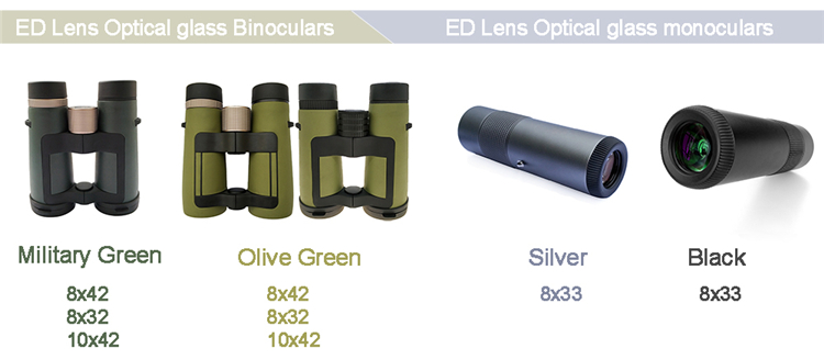 Призма объектива Bak4 IPX7 водоустойчивая 8x33 ED пятная Monocular кармана объема мини