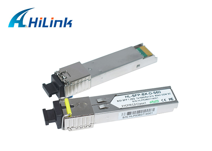 WDM 60KM соединителя BIDI 1.25Gb SFP SC 1310/1550nm