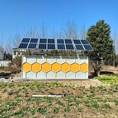 15 Ton Pure Solar Sewage Treatment Equipment Honeycomb Structure 360 Degree Rotation