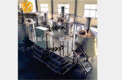 3000L Complete Industrial Brewing Equipment , Stainless Steel Commercial Beer Equipment
