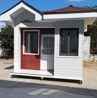 Retrete portátil modificado para requisitos particulares 10m2 con la ventana de vidrio de la puerta de cristal y de la capa doble