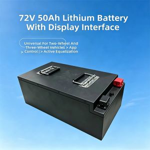 72V 50Ah LiFePO4 Battery 3840Wh for Electric Bicycles/Scooters 1500 Cycles 0-55