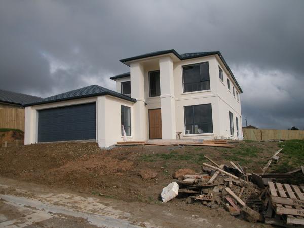 Casa de aço pré-fabricada do estilo de Nova Zelândia, casa de campo pré-fabricada da instalação rápida
