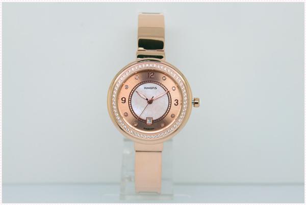 IP Gold Plating Fashion Ladies Fashion Watches , jewelry wrist watch Diamonds 34.0mm