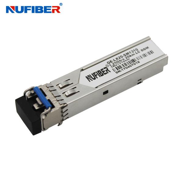 Cisco Compatible Duplex 1310nm 20km LC DDM 1.25G SFP Module GLC-LHX-SM