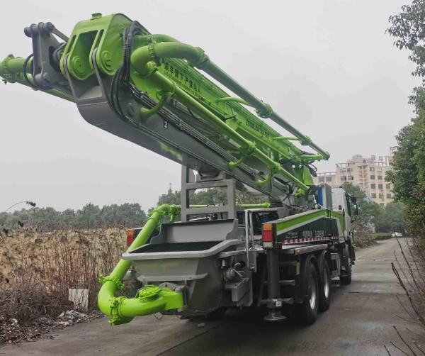 Second Hand 38m Pump Truck , Concrete Boom Truck ZLJ5296THB 38X-5RZ