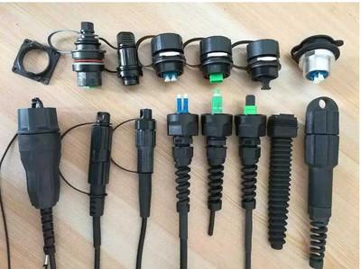 Duplex LC Fullaxs Fiber Optic Cable Connectors Ruggedised Sealing System For 4.8mm Cable