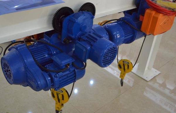 Pendant Control Electric Wire Rope Hoist 5 Ton 9m Lifting Height With Limit Switch