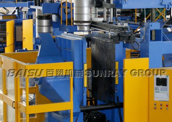 300L Plastic Water Tank Making Machine , Electric Control Blowing Bottle Machine SRB120N