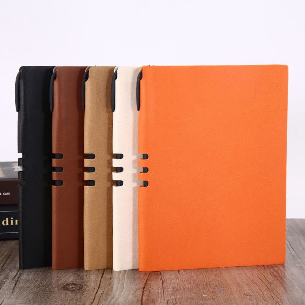 Customized Office Stationery A5 Notepad with PU Leather Cover and Personalized Design