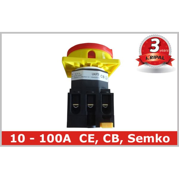 4 Pole Rotary Isolator Change Over Switch , Module Rear Mounting