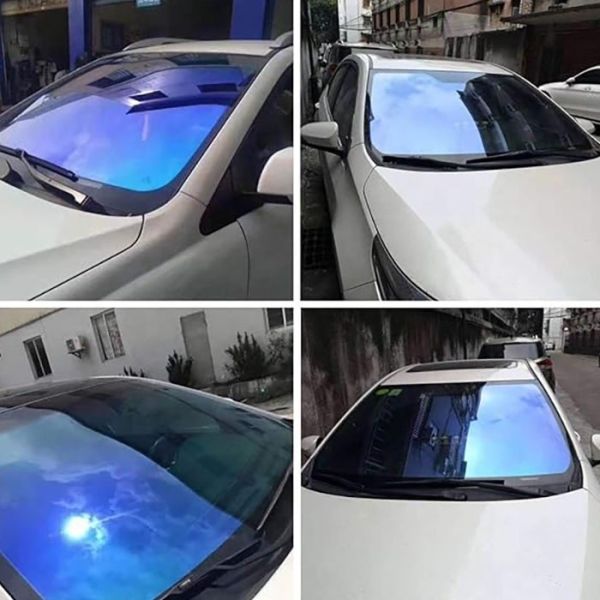 Luxury Design Heat Insulation Window Film for Car Side 82% VLT Chameleon Blue