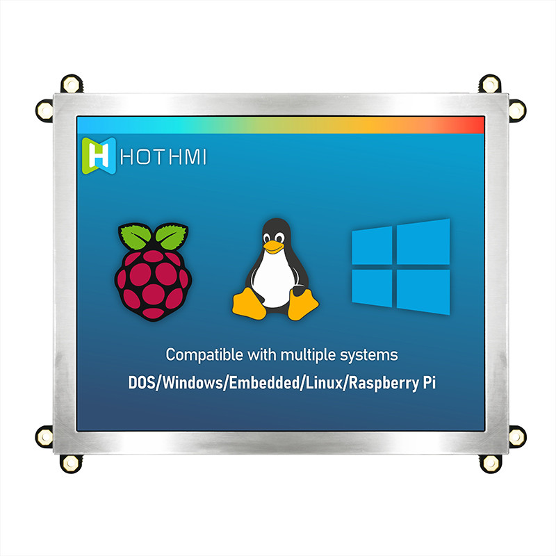 8 дюймовый HI TFT LCD 1024x768 Читаемый солнечным светом для промышленных дисплеев