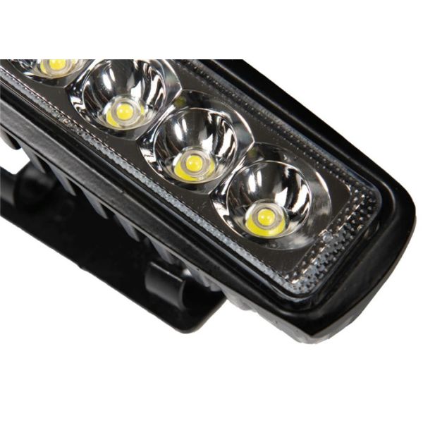 Black Aluminum Alloy 18W DRL LED Car Light Bulb