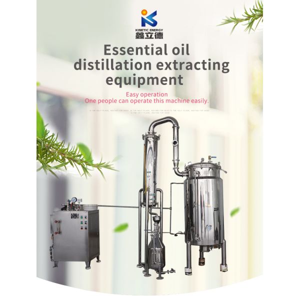 Stainless Steel Distillation Equipment for Rose and Lavender Essential Oil Extraction Depend on Model
