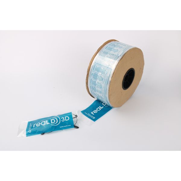 Bolsos pre abiertos claros del OEM 0.03m m en un equipo del supermercado del rollo