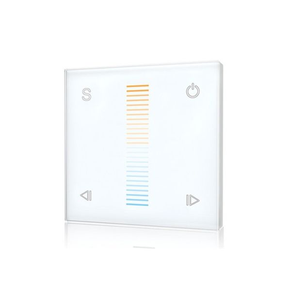 RGB SPI Touch Sensor Light Switch , 5 - 24V DC Wall Mounted LED Touch Controller