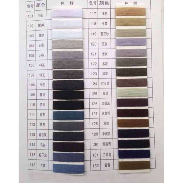 O poliéster tingido cone de 20s 30s girou o fio para peúgas e a confecção de malhas circular