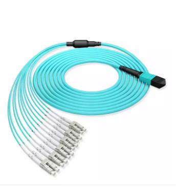 Cabo Breakout de Fibra Óptica OM3/OM4/OM5 SC LC MPO MTP Patch Cord