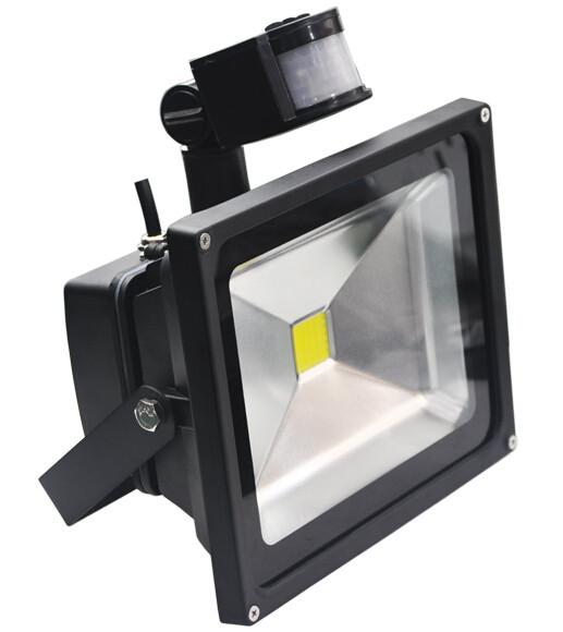 10w 20w 30w PIR High Power Led Flood ilumina o preto impermeável ou o Grey Casing