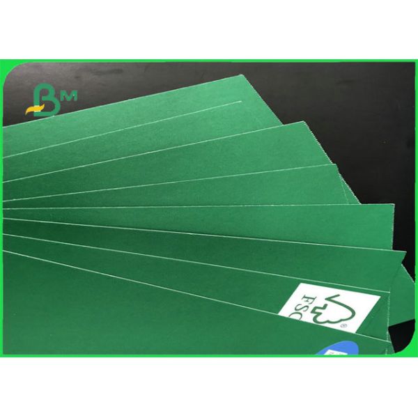 Milímetro do cartão verde sem revestimento do FSC 1.0mm habilitado - 3,0 com o grande Stifiness para caixas dos pacotes