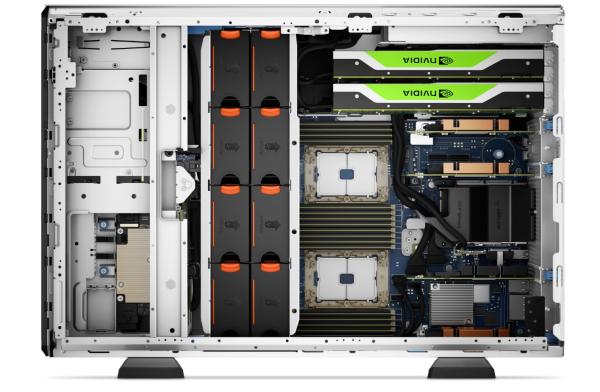Dell PowerEdge T550 タワーサーバー 16 つの DDR4 DIMM スロット