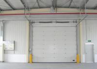 Station de pompiers industriel commerciaux sections supérieures portes réductrices de bruit couleur blanche Formé automatiquement