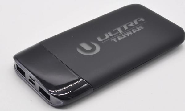 Flashing LED Logo Dual USB Portable Mobile Power Bank 6000mAh for Coporate Gifts