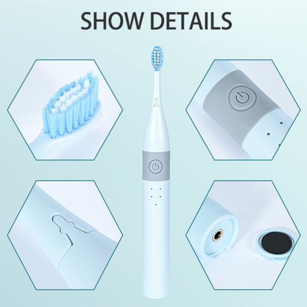 Automatic Mini Electric Toothbrush , Ipx7 Waterproof Toothbrush 500mAh