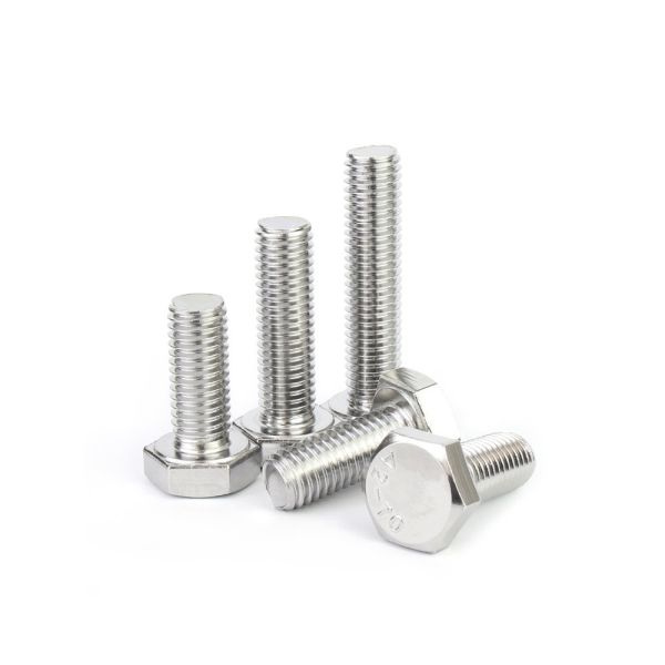 Grado 12.9 Cerrojo de acero inoxidable M22 Cerrojo hexagonal exterior Negro