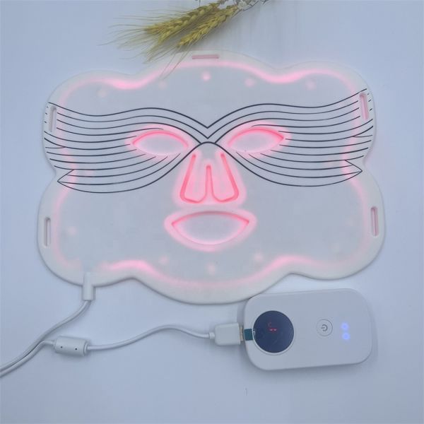 Target Area Nose Customized Shapes Silicone LED Face Mask for Whitening and More
