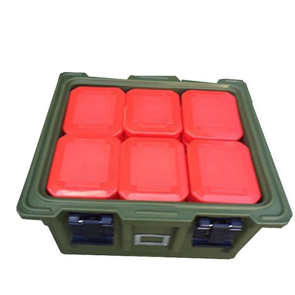 Insulated Food Box 30L Top Loading Rotomolding Customized Logo for Take-out Service