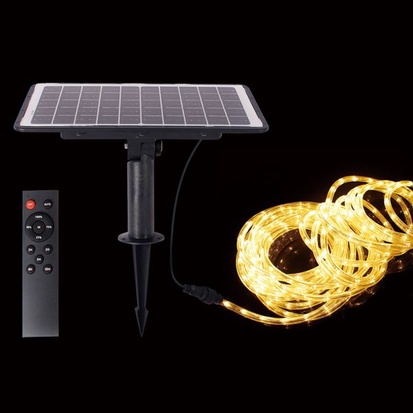 IP65 IP67 Солнечные светодиодные светодиодные светильники для наружных помещений 6500K Солнечные светодиодные веревки