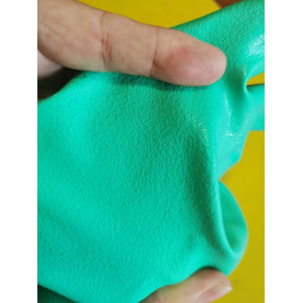 18 INches Green Nitrile Glove Acid Resistance Anti Aging 22 Mil Thickness