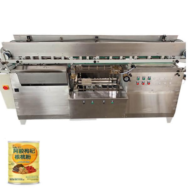 evaporated milk canned cold glue labeling machine tin can labeling machine wet glue labeling machine