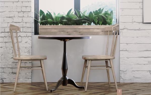 Black / Metal Dining Table legs Pedestal Base Outdoor / Indoor Designer Table Base