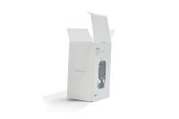 caixa de papel favorável ao meio ambiente de empacotamento do suporte do telefone celular do Livro 600gsm Branco
