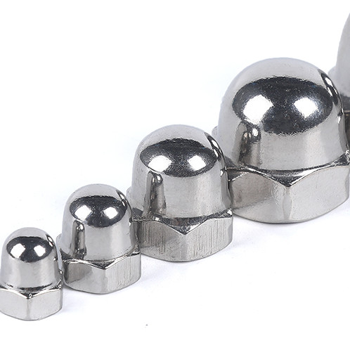 Stainless Steel SS304 SS316 A2-70 A4-80 Bright Hex Dome Bright Cap nuts