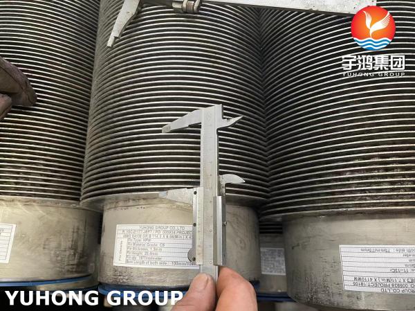 ASME SA106 Grade B Carbon Steel Seamless Fin Pipe HFW Type For Fired Heater