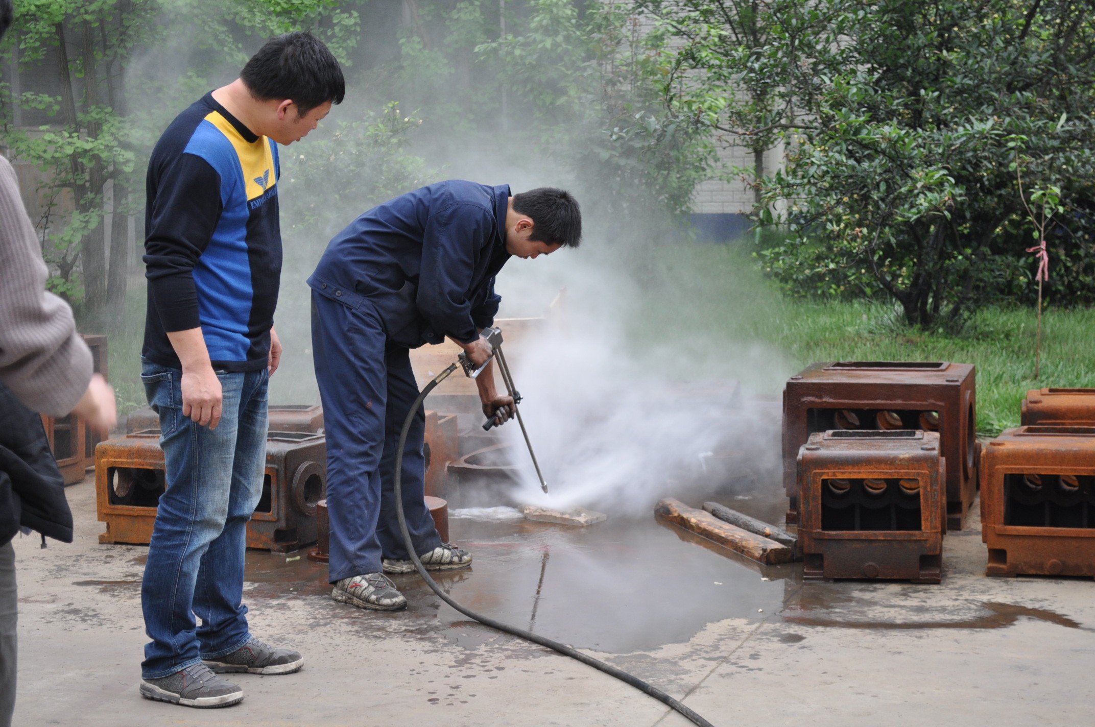 100L/Min 700bar Hydro Blasting Machine Hydro Blaster для удаления дорожных отметок