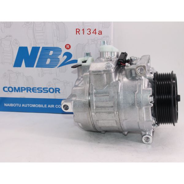 OE A0022305811 12Volt R134a Car Air Conditioner Compressor for Mercedes-Benz-Hollow Piston Variable Displacement New